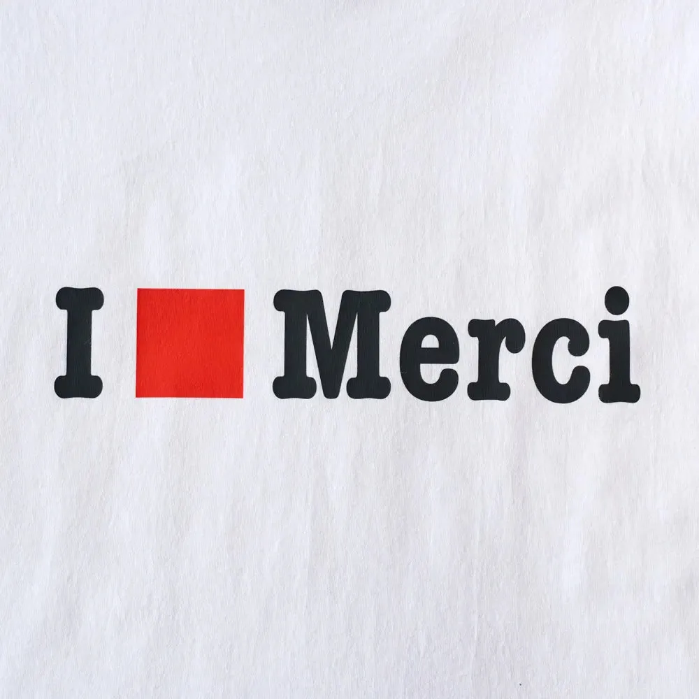 Merci - MC I Love T-shirt Merci - White sold by Merci product image thumbnail 5
