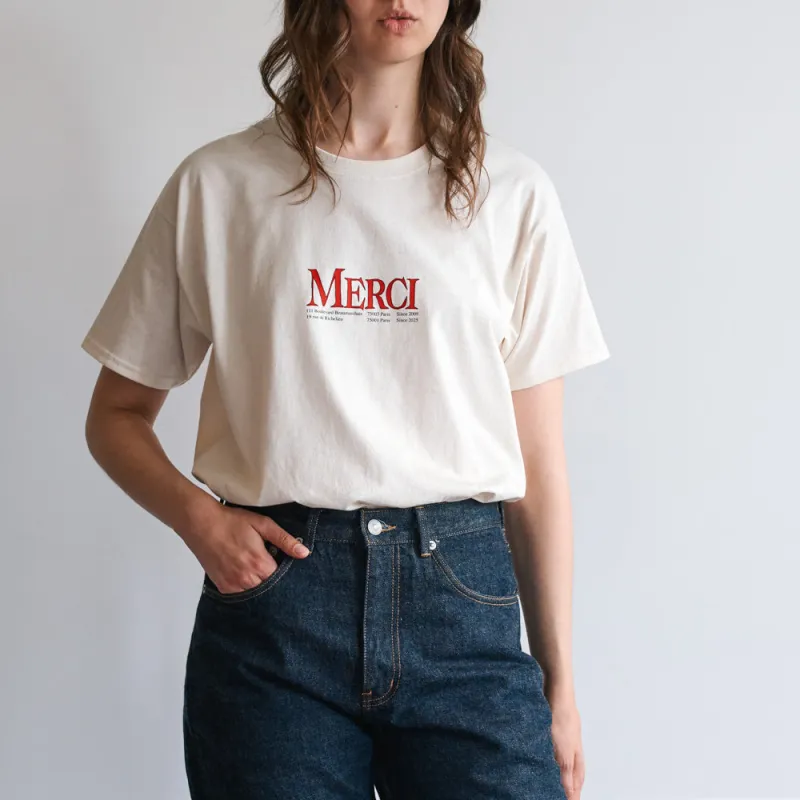 Merci - MC T-shirt Merci - Ecru made by Merci
