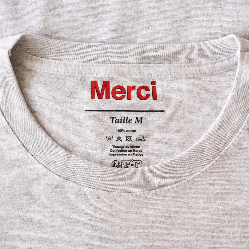 Merci - MC Merci's T-shirt - Gray sold by Merci product image thumbnail 5