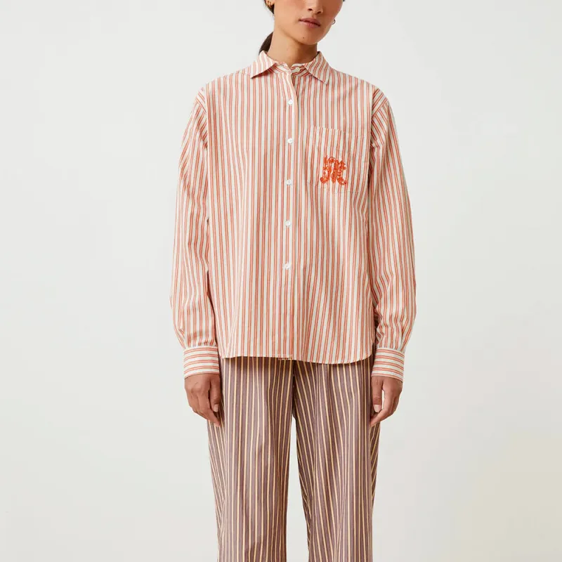 Moismont - Michelle Shirt No. 829 - Pop Stripes Spritz made by Moismont