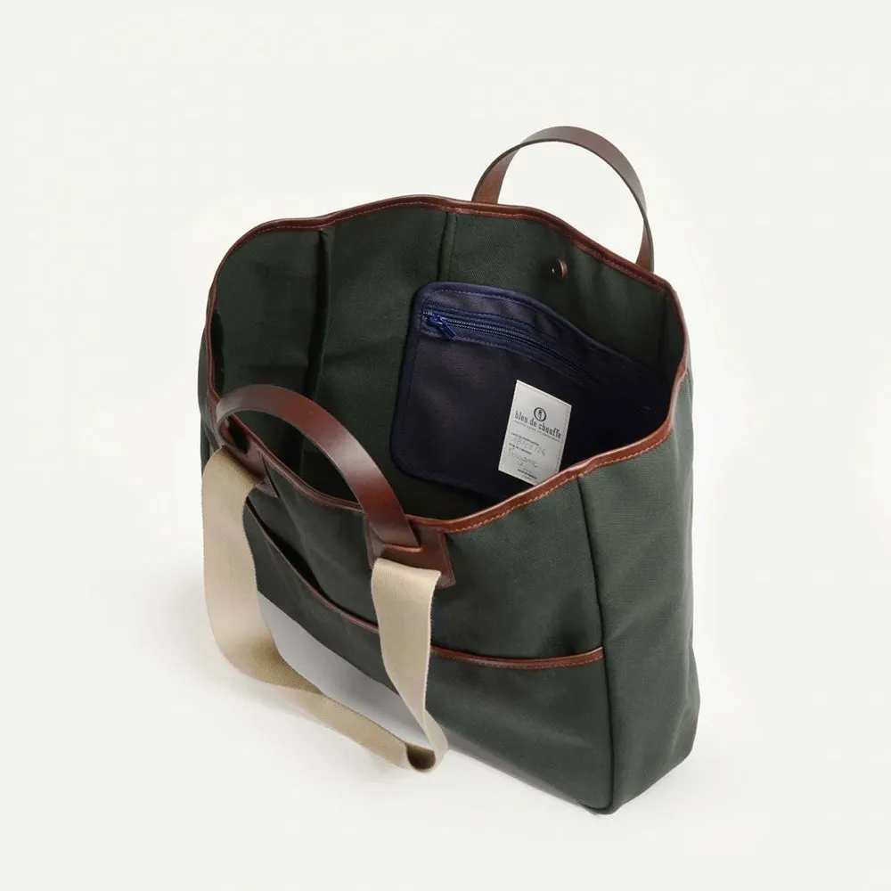 Bleu de Chauffe - Meline tote bag - Khaki sold by Merci product image thumbnail 4