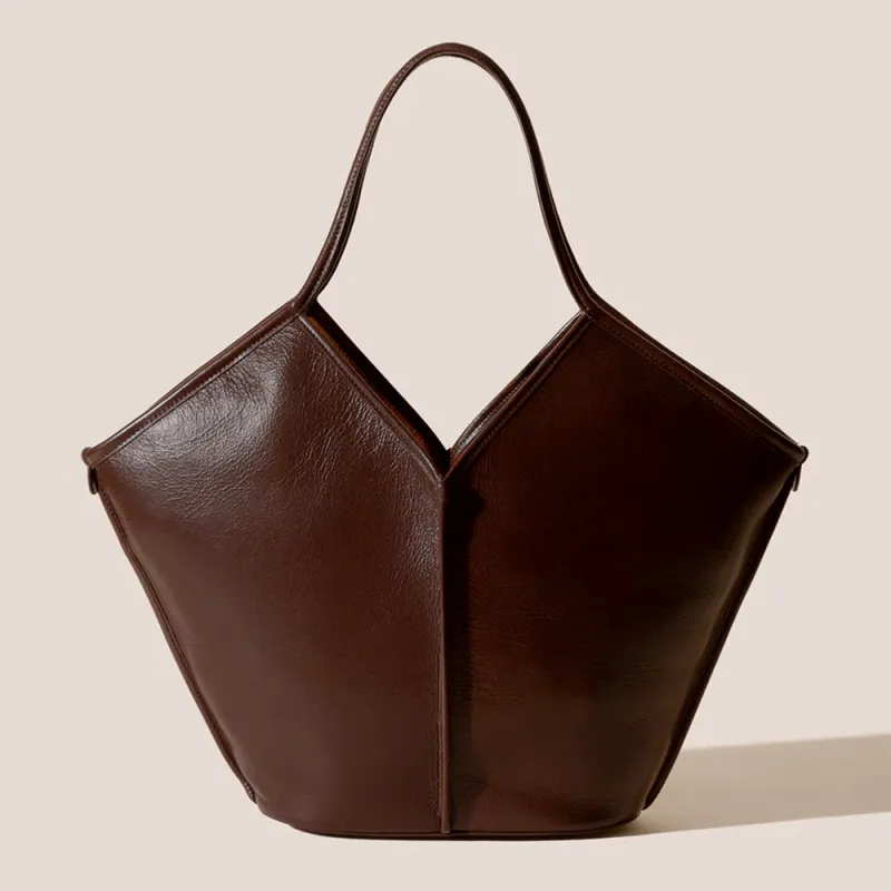 Hereu - Calella Distressed Bag - Dark Brown made by Hereu Studio