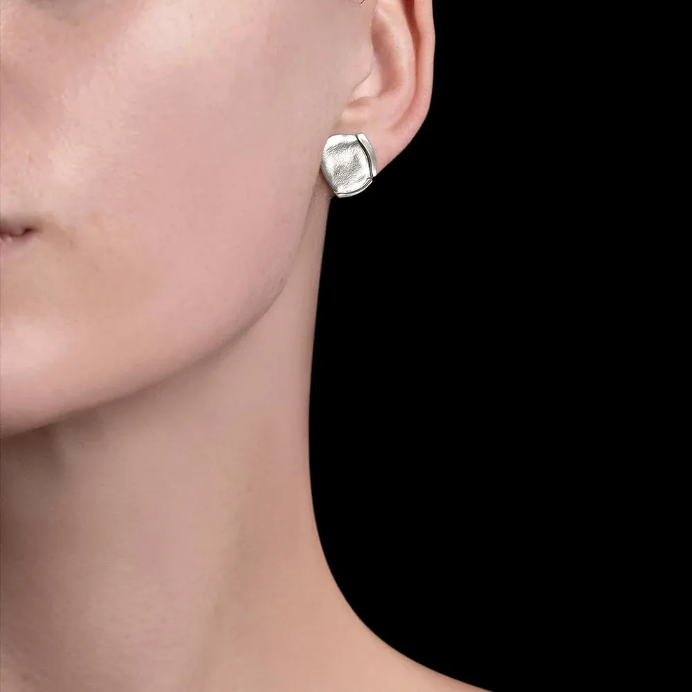 Tweek Eek - Mirr Rectangle S Earrings - Silver sold by Merci product image thumbnail 2