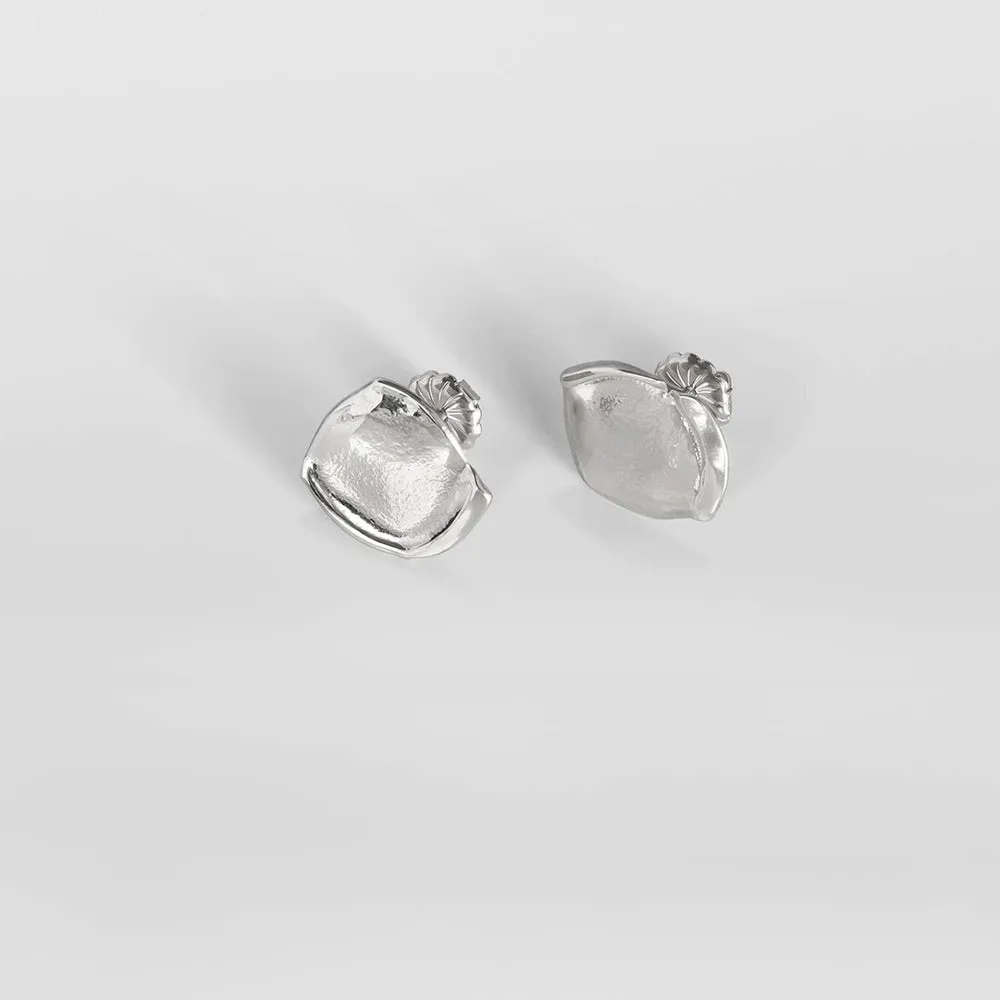 Tweek Eek - Mirr Rectangle S Earrings - Silver sold by Merci product image thumbnail 3