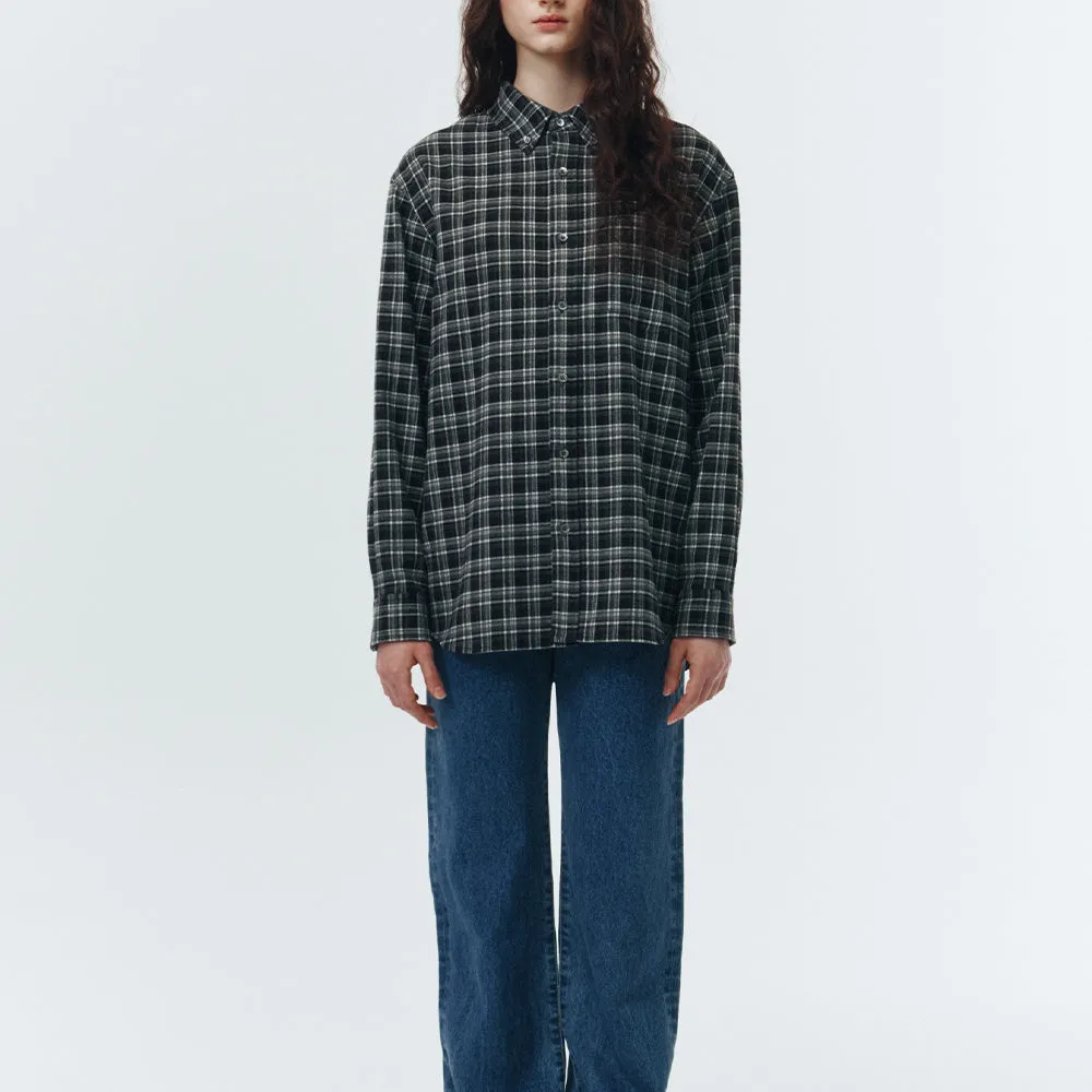 Dunst - Check Flannel Shirt - Black sold by Merci product image thumbnail 5