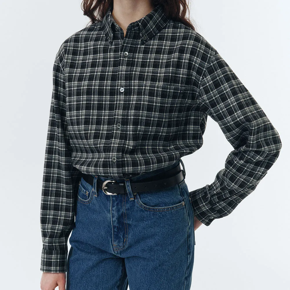 Dunst - Check Flannel Shirt - Black sold by Merci product image thumbnail 2