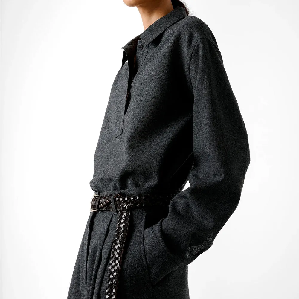 Studio Nicholson - Pinole Shirt - Mixed Slate sold by Merci product image thumbnail 2
