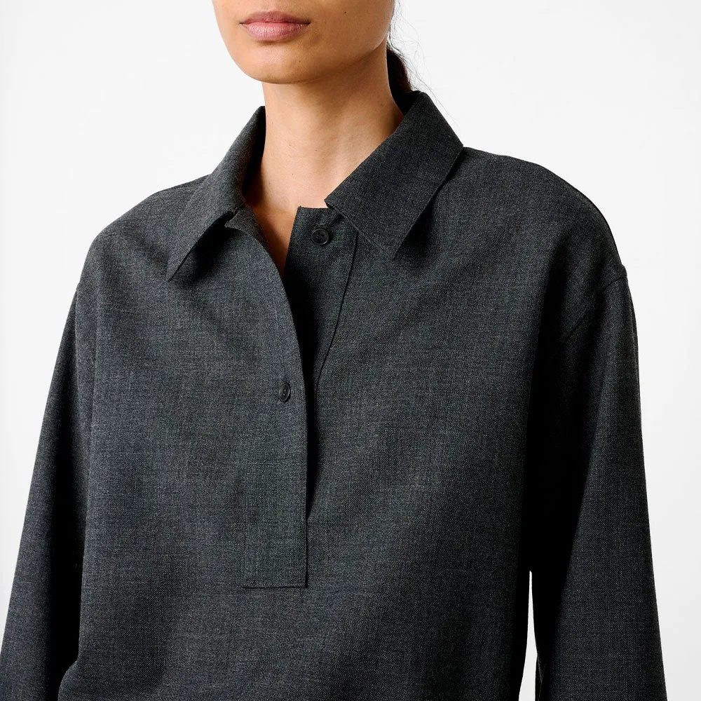 Studio Nicholson - Pinole Shirt - Mixed Slate sold by Merci product image thumbnail 4