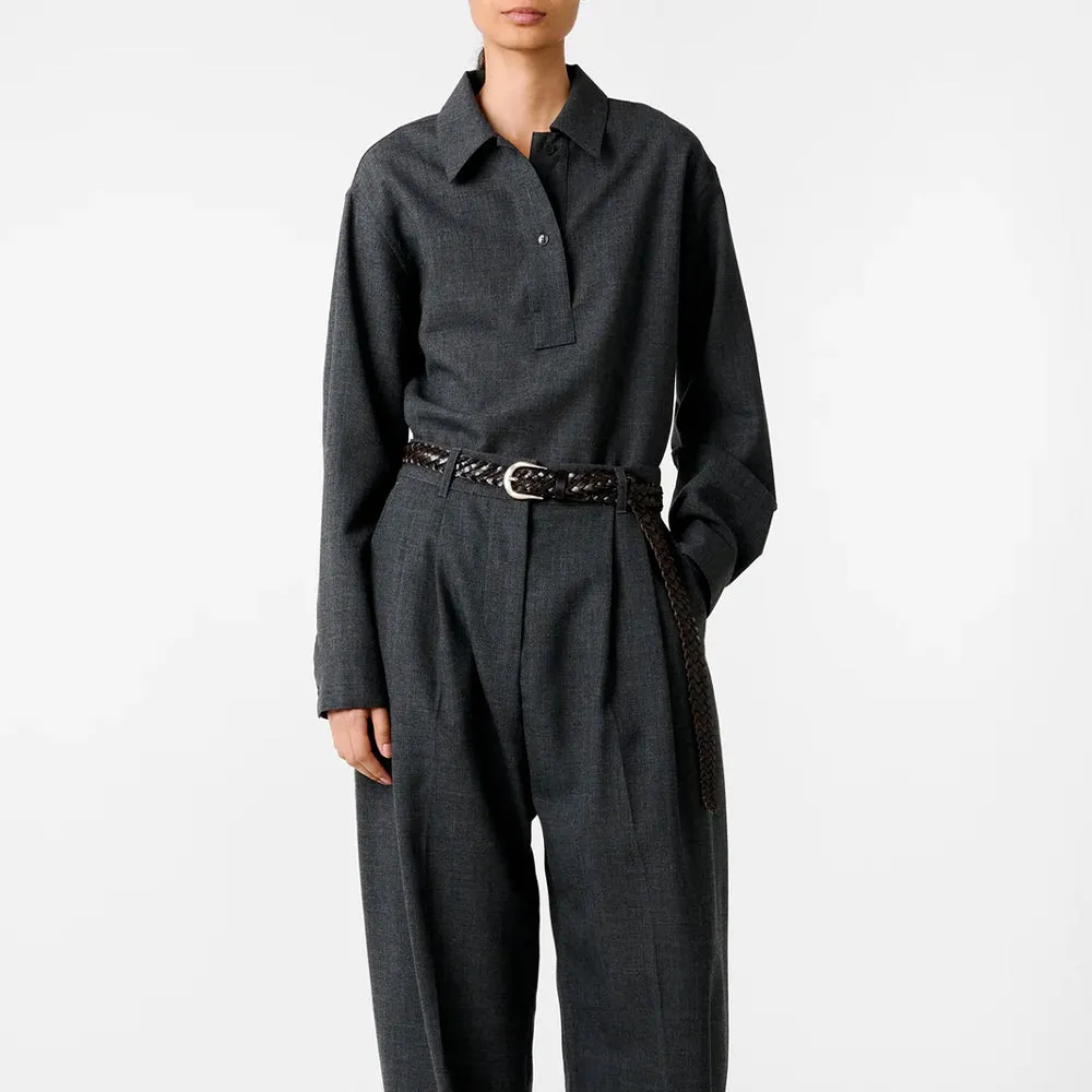 Studio Nicholson - Pinole Shirt - Mixed Slate sold by Merci product image thumbnail 3