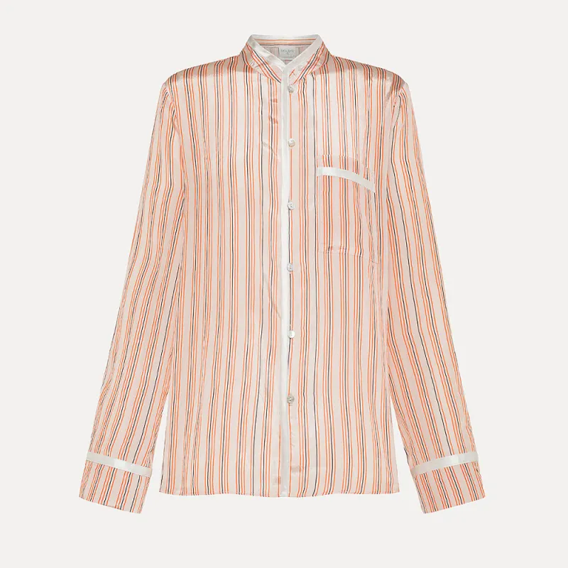 Forte_Forte - Chic Stripes Shirt - Terra made by Forte Forte