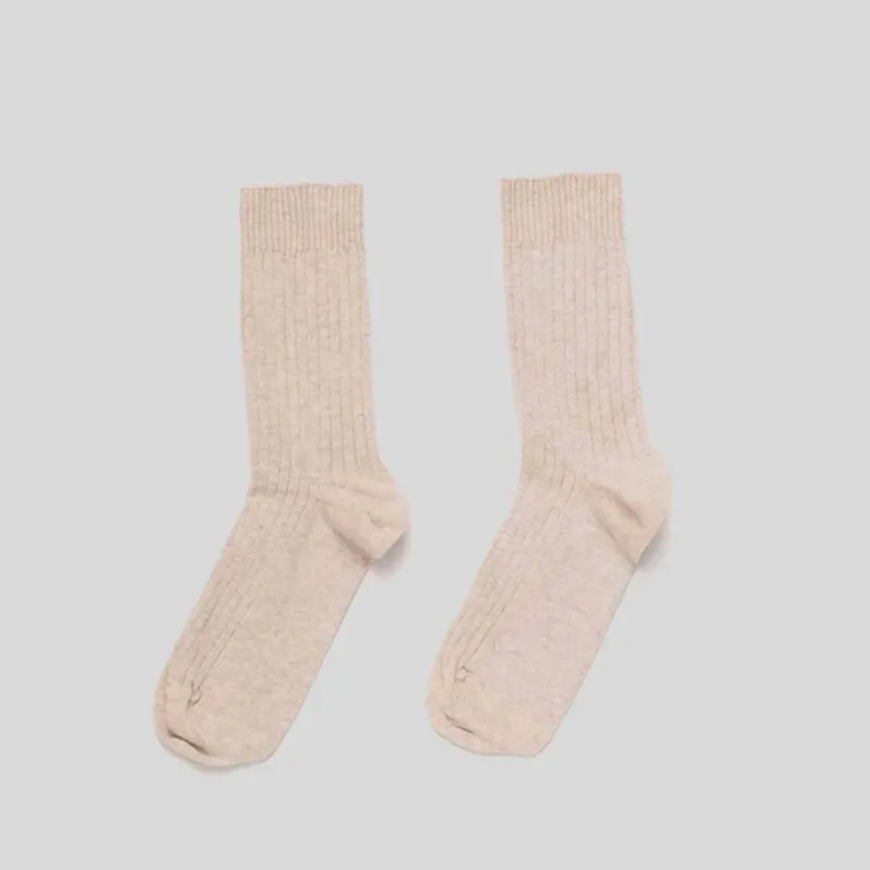 Baserange - Ribbed Mid-Calf Socks - Haptic made by Baserange