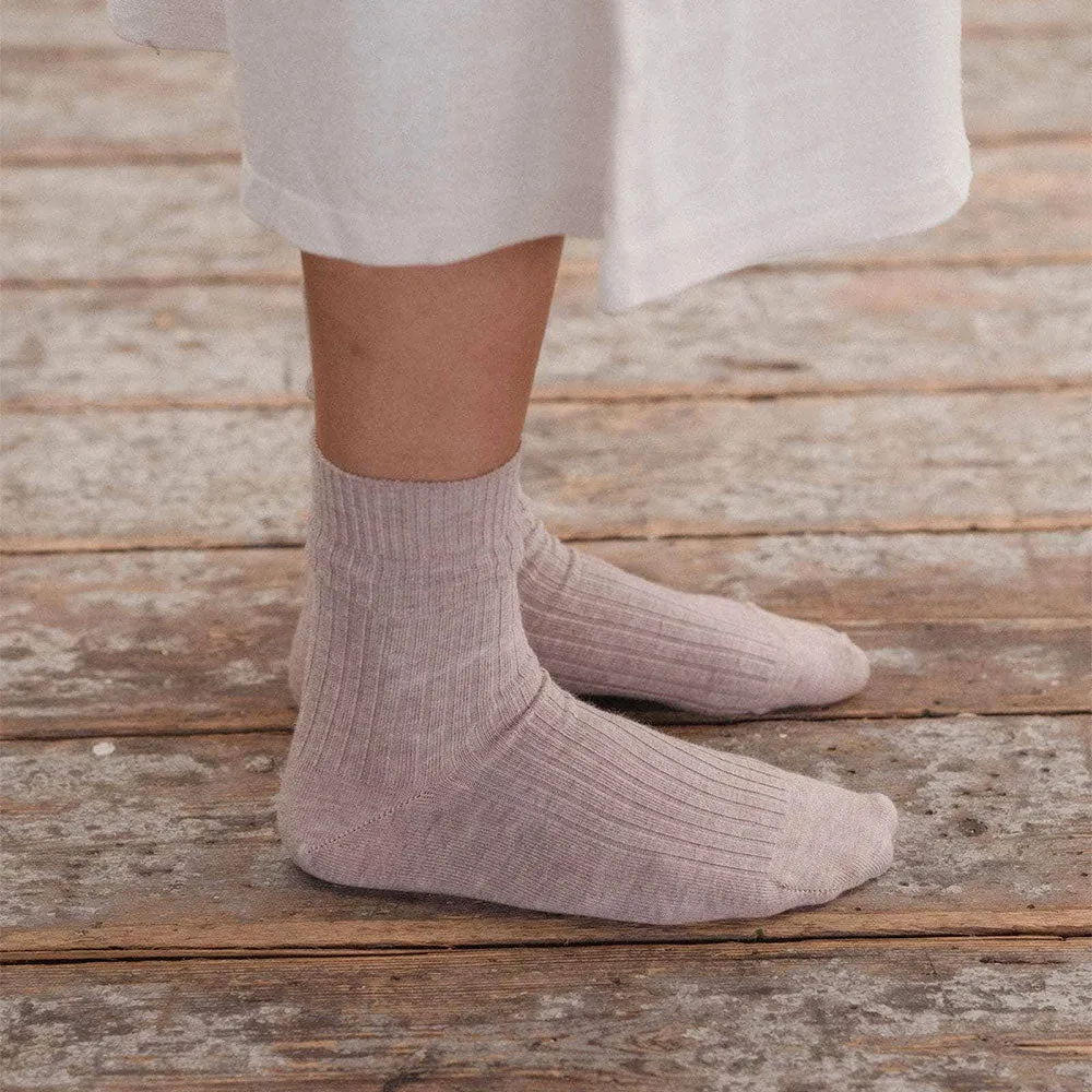 Baserange - Ribbed Mid-Calf Socks - Haptic sold by Merci product image thumbnail 3