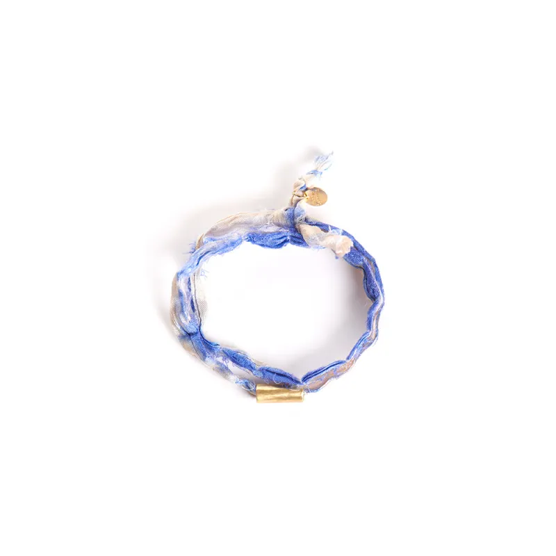 Tassia Canellis - Bracelet Maharani - Bleu made by Merci