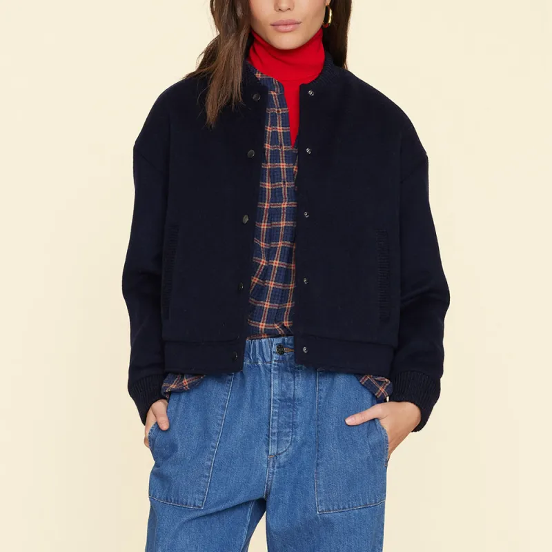 Xirena - Braidy Jacket - Navy made by XiRENA
