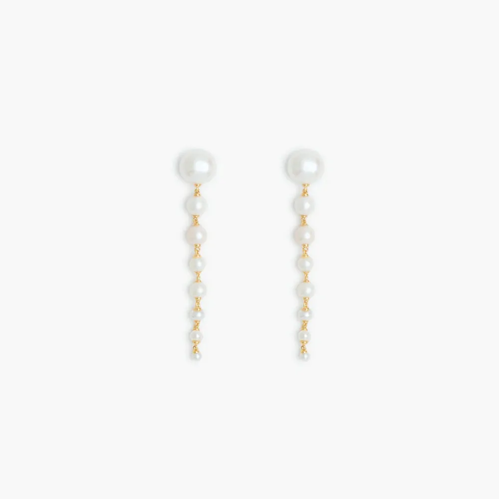 RAGBAG - Lumora Chandelier Earrings - Gold sold by Merci