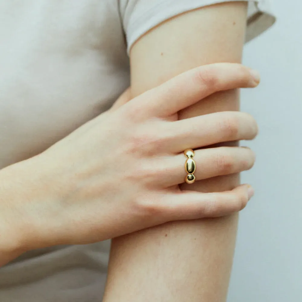RAGBAG - Oval Emberly Ring - Gold sold by Merci product image thumbnail 2