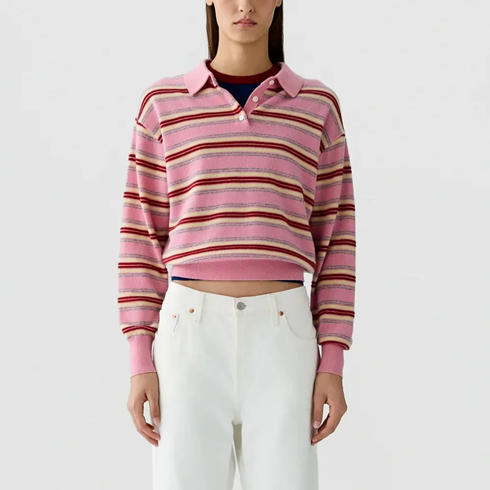 Guest In Residence - Collegiate Striped Polo - Sprinkle Combo sold by Merci product image thumbnail 2