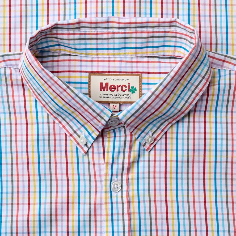 Merci - Sacha Shirt - Multicolored Checks sold by Merci product image thumbnail 2