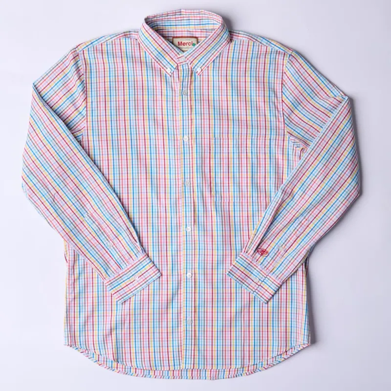 Merci - Sacha Shirt - Multicolored Checks made by Merci