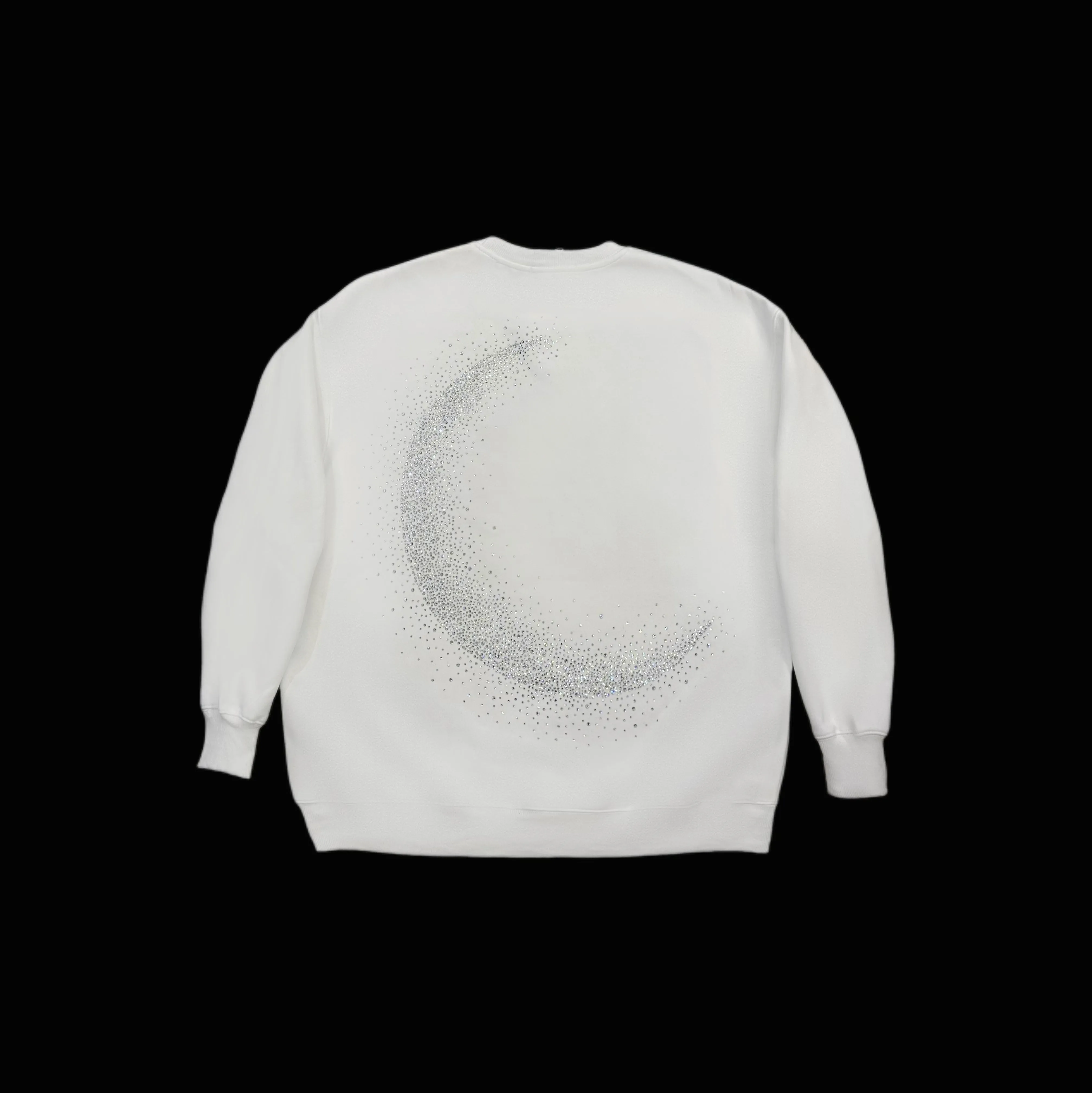 VYBES Rhinestone Moon Crewneck sold by VYBES product image thumbnail 5