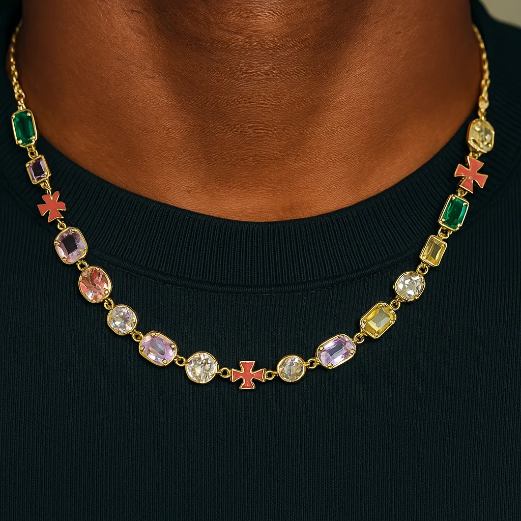 VYBES Gemstorm Necklace sold by VYBES product image thumbnail 2