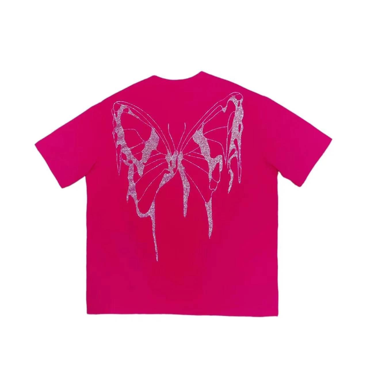 VYBES Rhinestone Butterfly Tee sold by VYBES product image thumbnail 4