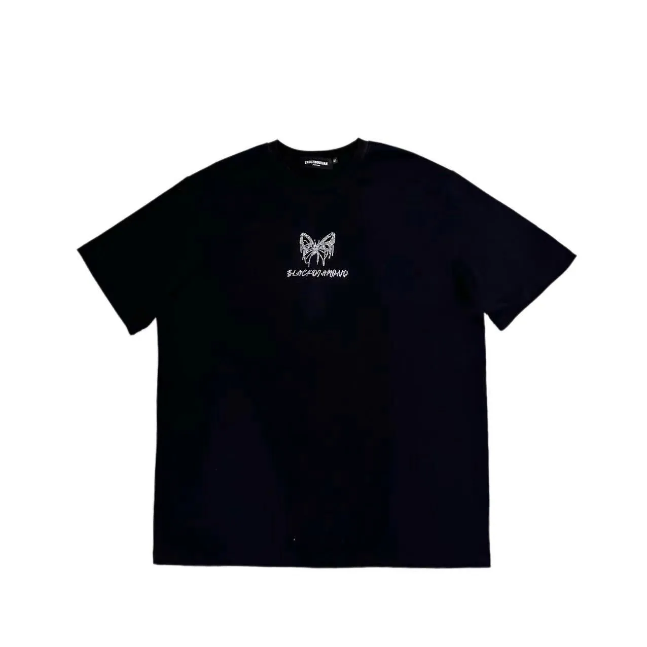 VYBES Rhinestone Butterfly Tee sold by VYBES product image thumbnail 3