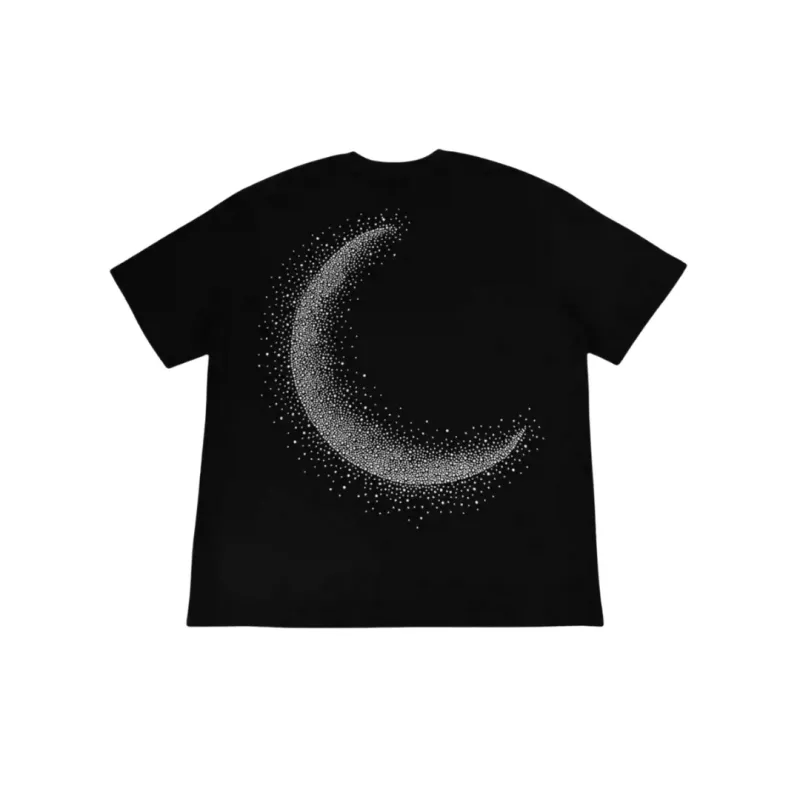 VYBES Rhinestone Moon Tee made by VYBES