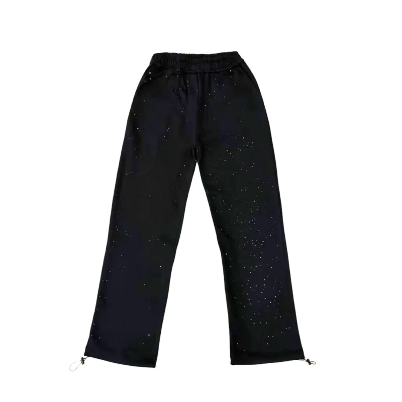 VYBES Rhinestone Sweatpants made by VYBES