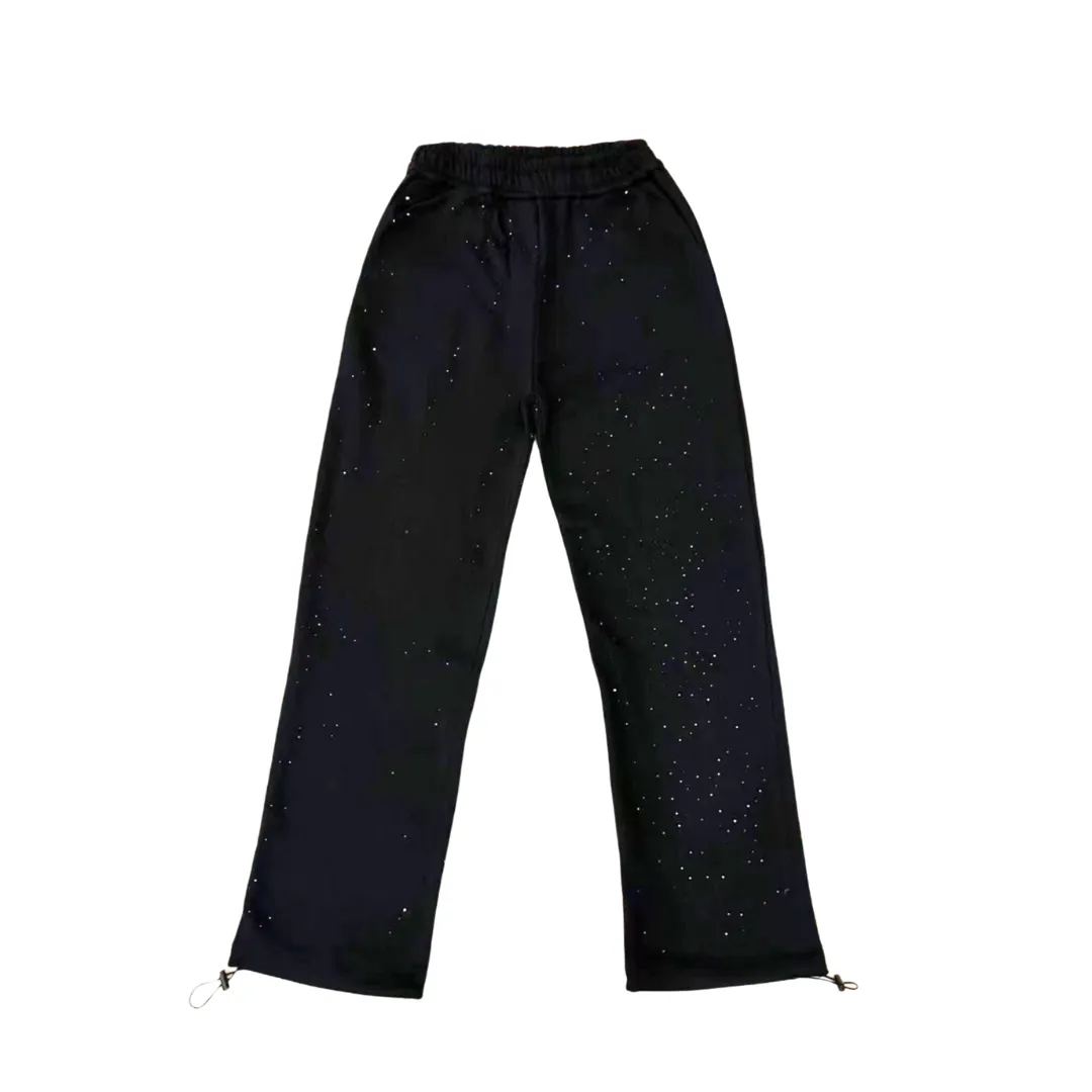 VYBES Rhinestone Sweatpants sold by VYBES