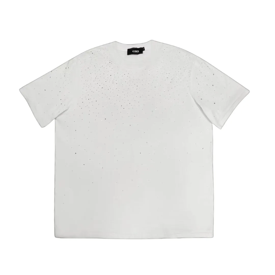 VYBES Classic Rhinestone Tee sold by VYBES product image thumbnail 3