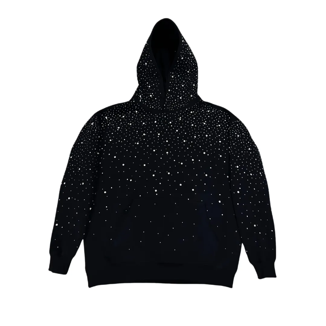 VYBES Rhinestone Galaxy Hoodie sold by VYBES