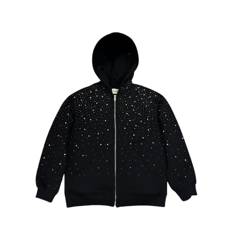 VYBES Rhinestone Galaxy Zip Up made by VYBES
