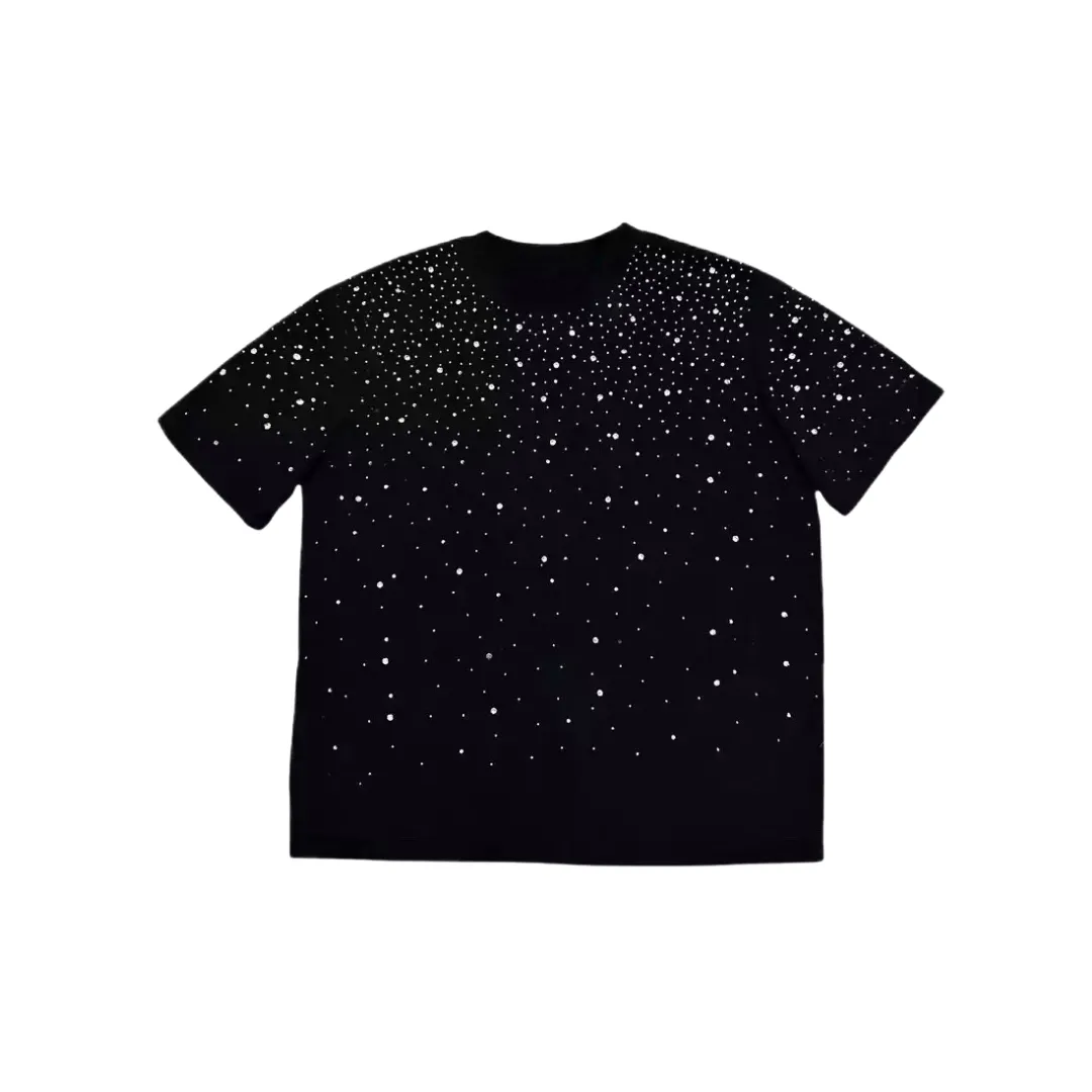 VYBES Luxe Rhinestone Tee sold by VYBES
