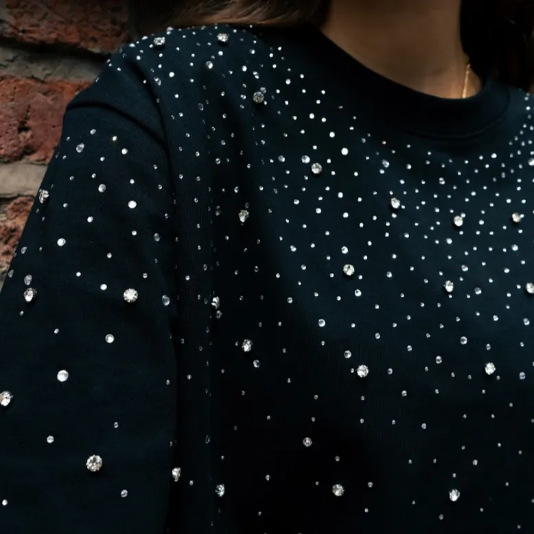 VYBES Luxe Rhinestone Tee sold by VYBES product image thumbnail 5