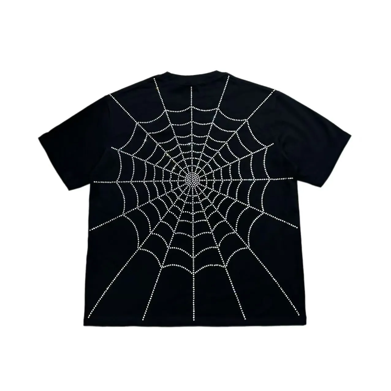 VYBES Rhinestone Web Tee sold by VYBES product image thumbnail 2