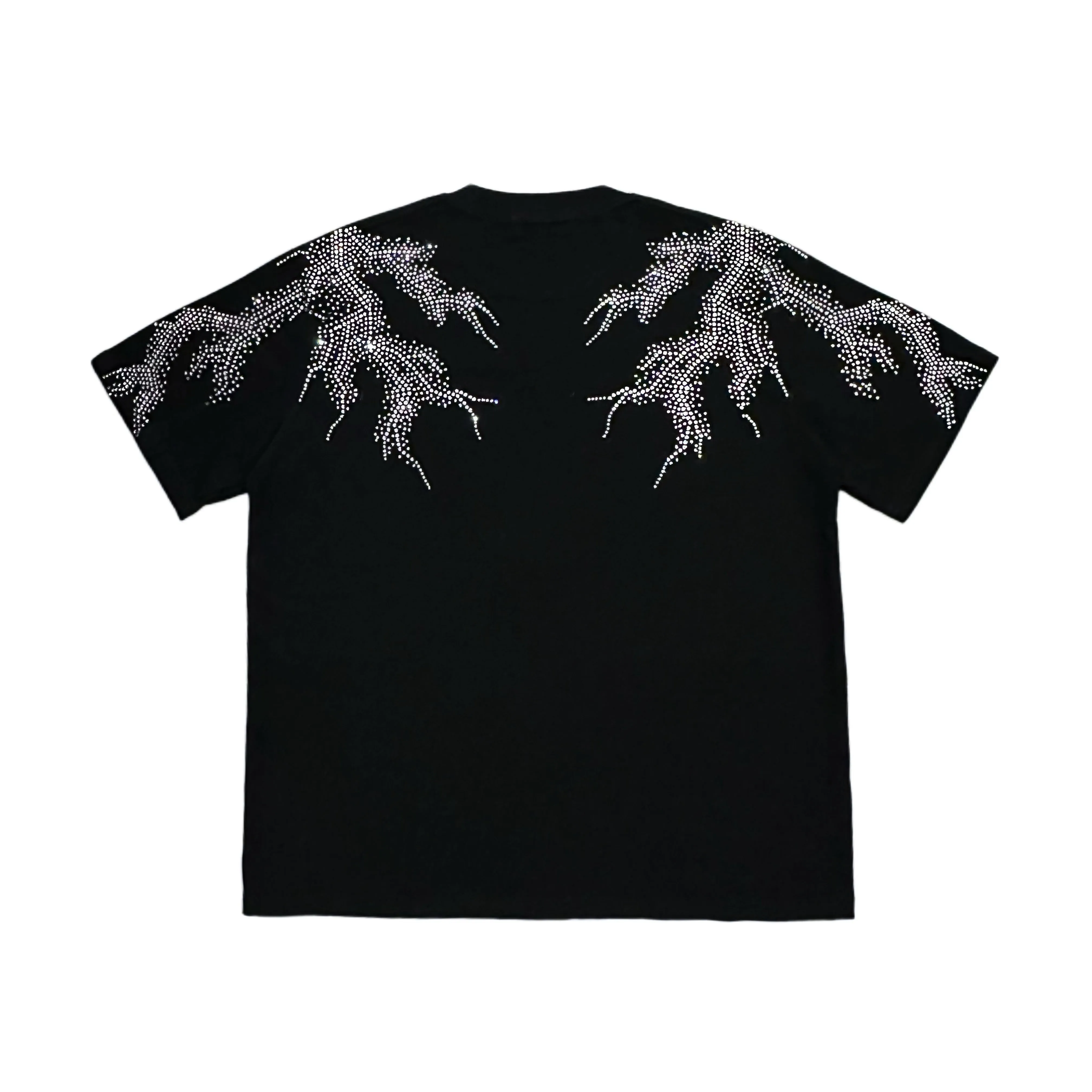 VYBES Rhinestone Lightning Tee sold by VYBES product image thumbnail 2