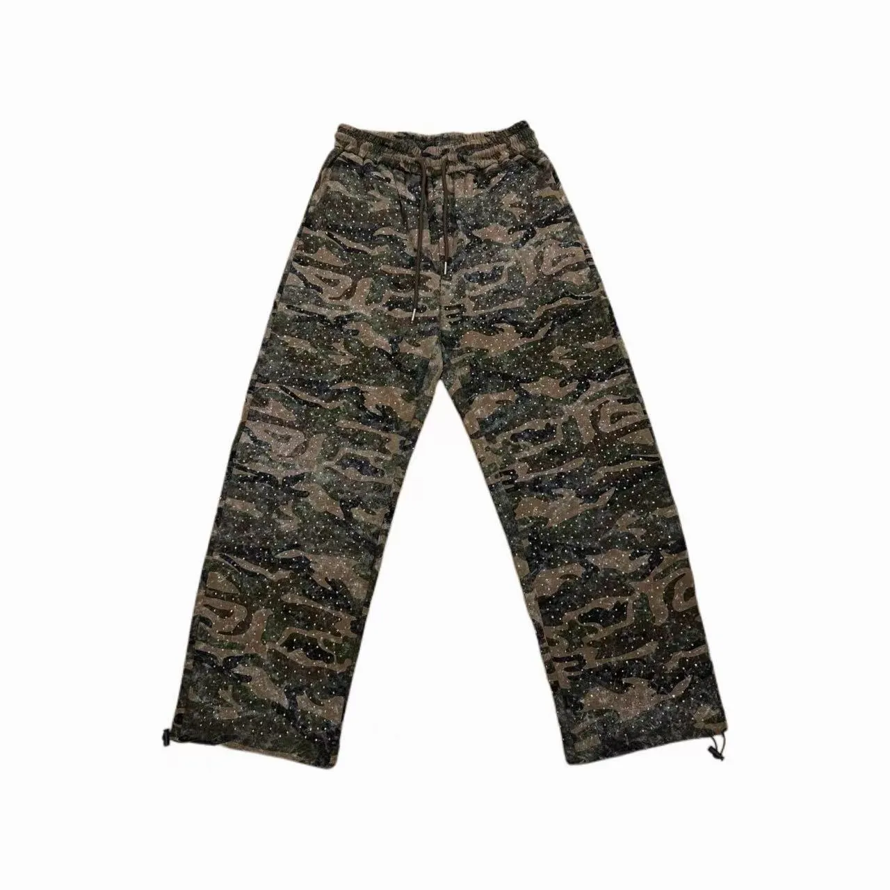 VYBES Rhinestone Camo Sweatpants sold by VYBES