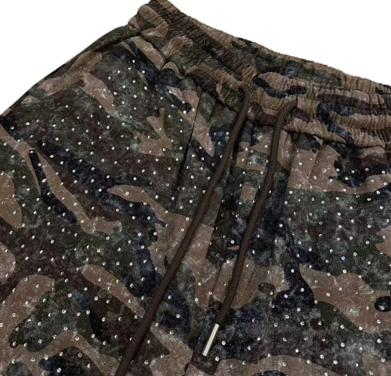 VYBES Rhinestone Camo Sweatpants sold by VYBES product image thumbnail 2
