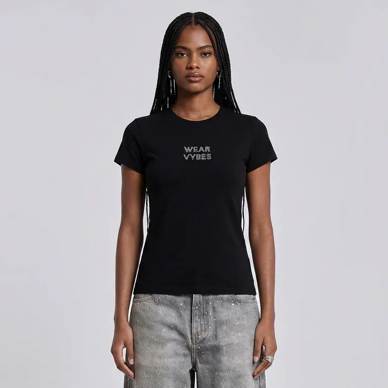 VYBES Celestial Wings Tee (Women) sold by VYBES product image thumbnail 3
