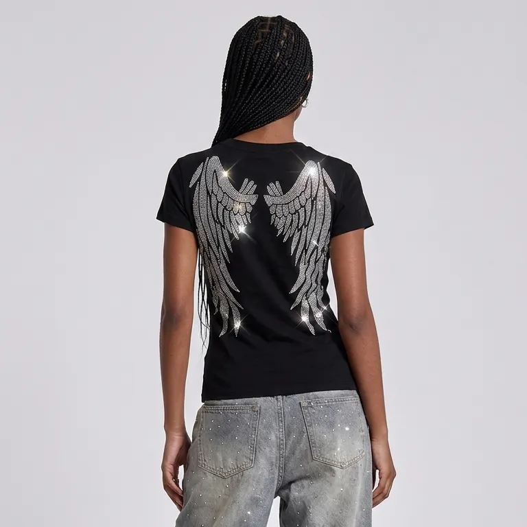 VYBES Celestial Wings Tee (Women) sold by VYBES product image thumbnail 4