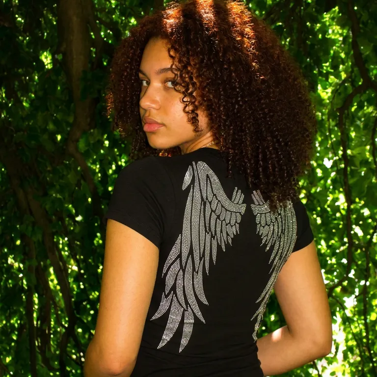 VYBES Celestial Wings Tee (Women) sold by VYBES product image thumbnail 5