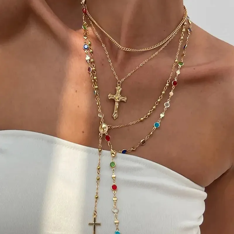 VYBES Women's Layered Necklace sold by VYBES product image thumbnail 2