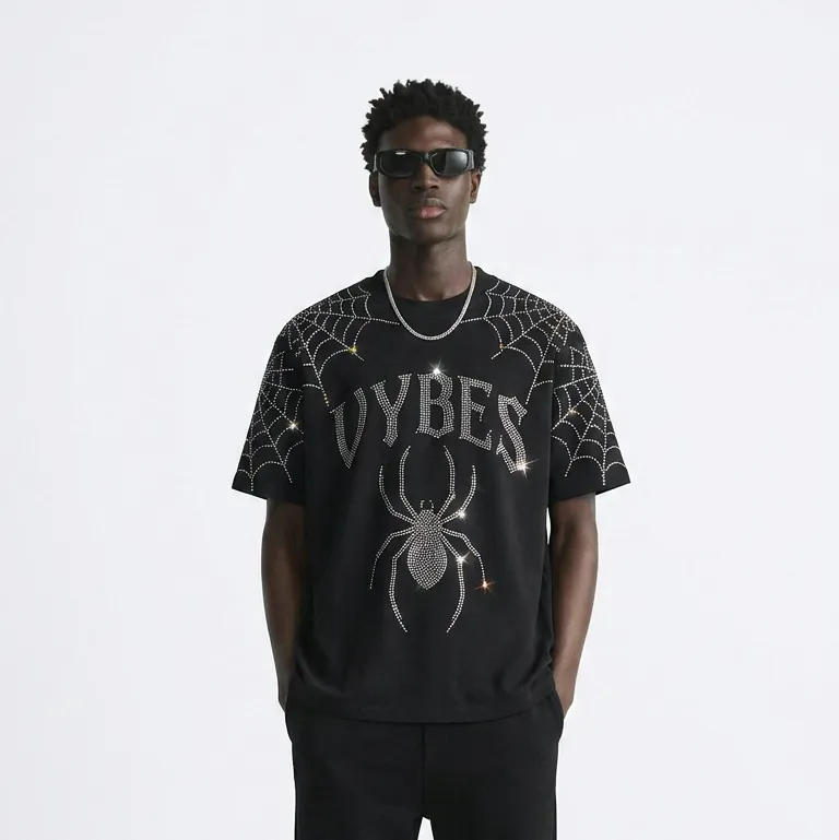 VYBES Spider Tee sold by VYBES product image thumbnail 4