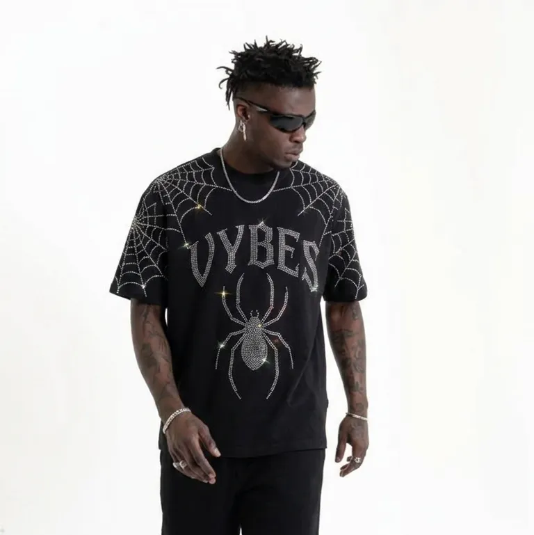 VYBES Spider Tee sold by VYBES product image thumbnail 3