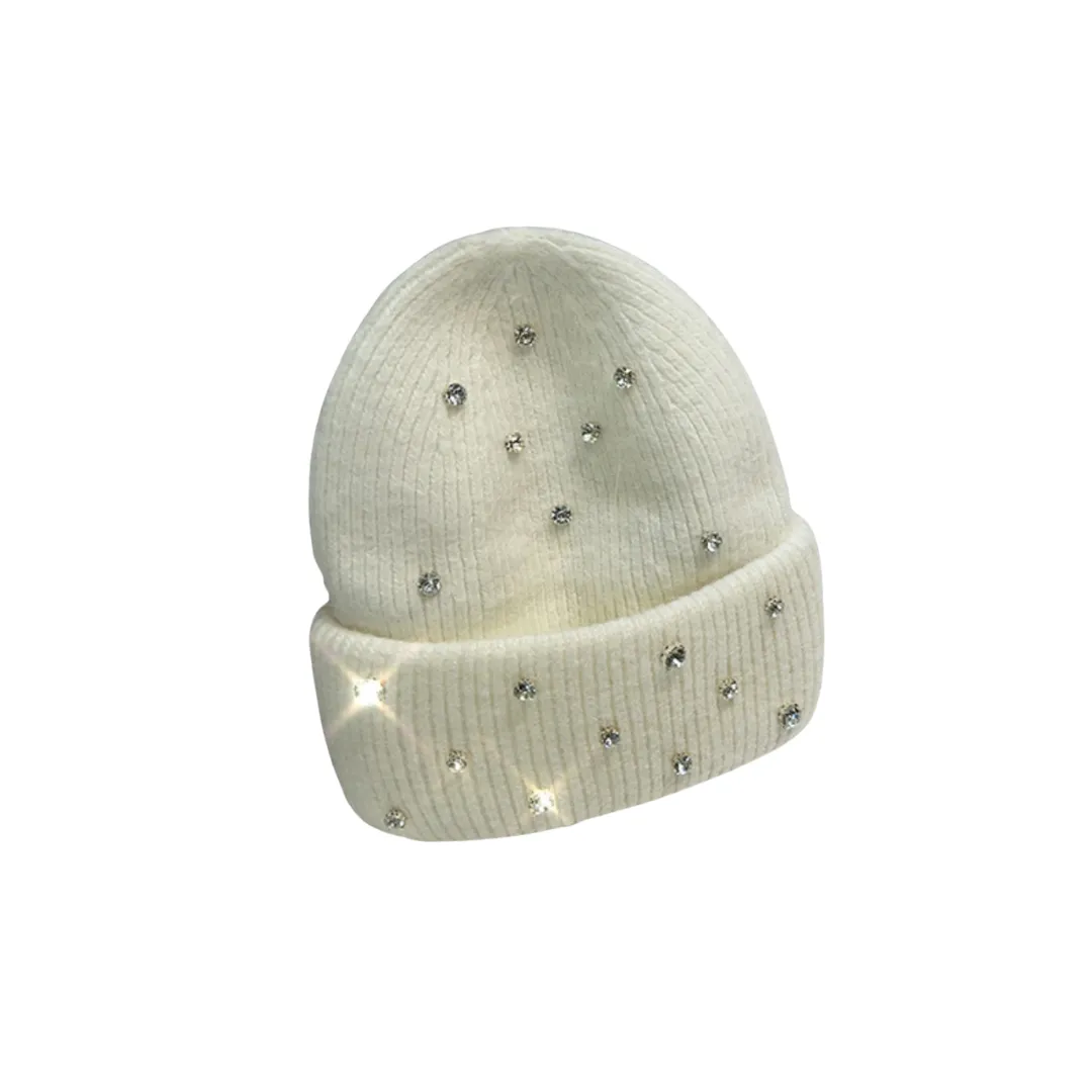 VYBES Rhinestone Beanie sold by VYBES product image thumbnail 2