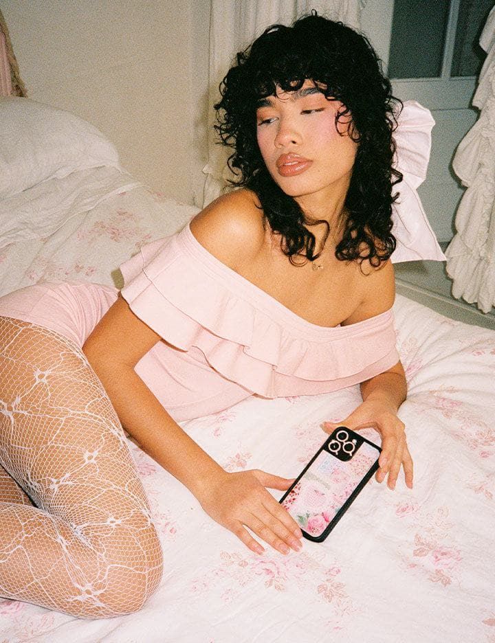 Frilly Floral iPhone 12/12 Pro Case sold by Wildflower Cases product image thumbnail 5