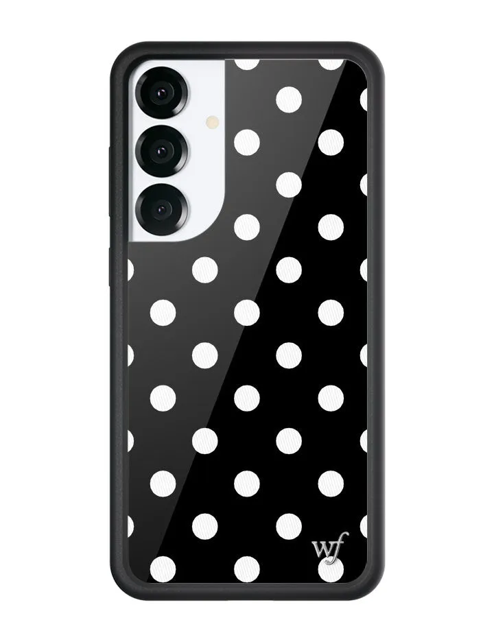 Polka Dot | Black and White Samsung Galaxy Case sold by Wildflower Cases product image thumbnail 5