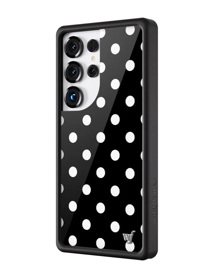 Polka Dot | Black and White Samsung Galaxy Case sold by Wildflower Cases product image thumbnail 2