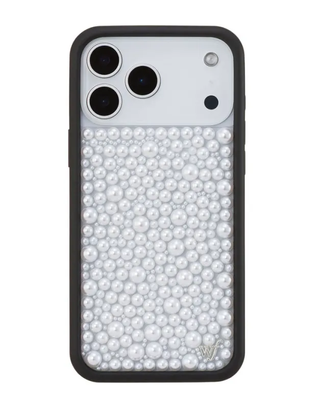Pearl | White iPhone Case made by Wildflower